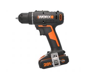 Worx WX100 - Taladro atornillador 20V  (1bat 2,0Ah)